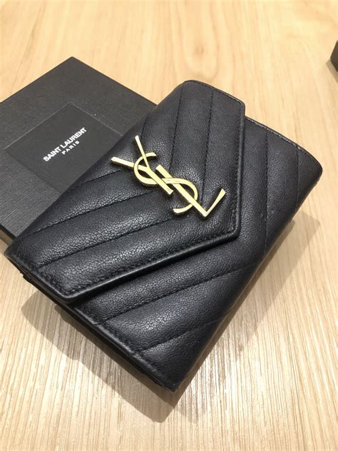 ysl card holder used.